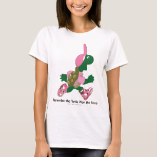 Camiseta Lembre-se que a tartaruga ganhou a corrida