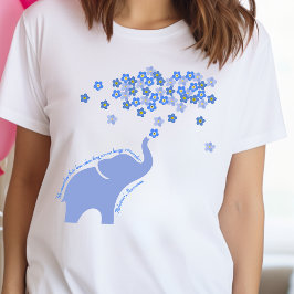 Camiseta Lembrem-se da dádiva de apoio à demência de Alzhei