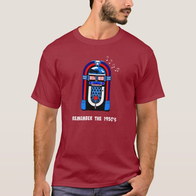Camiseta "Lembrem-se dos anos 50" (Frente)