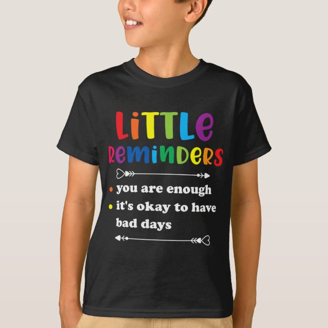 Camiseta Lembrete Conselheiro de Saúde Mental (Frente)