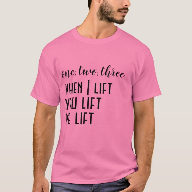 Camiseta Lembrete da Ajuda do Elevador (Frente)