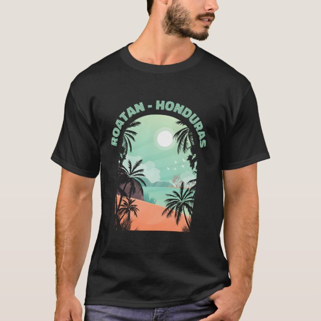 Camiseta Lembrete de Roatan Honduras (Frente)