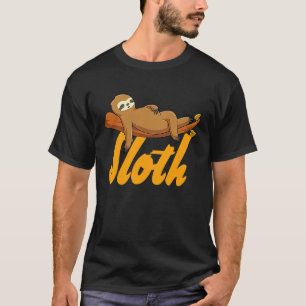 Camiseta Lembrete de Sloth com Sono Bonito