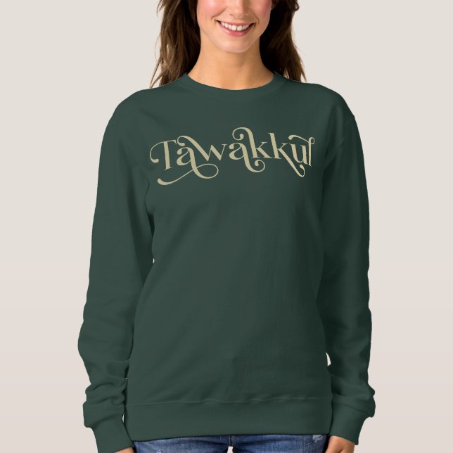 Camiseta Lembrete Islâmico de Tawakkul (Frente)
