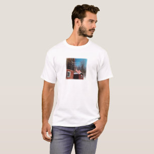 Camiseta Lembretes Patrióticos do Barn Flag