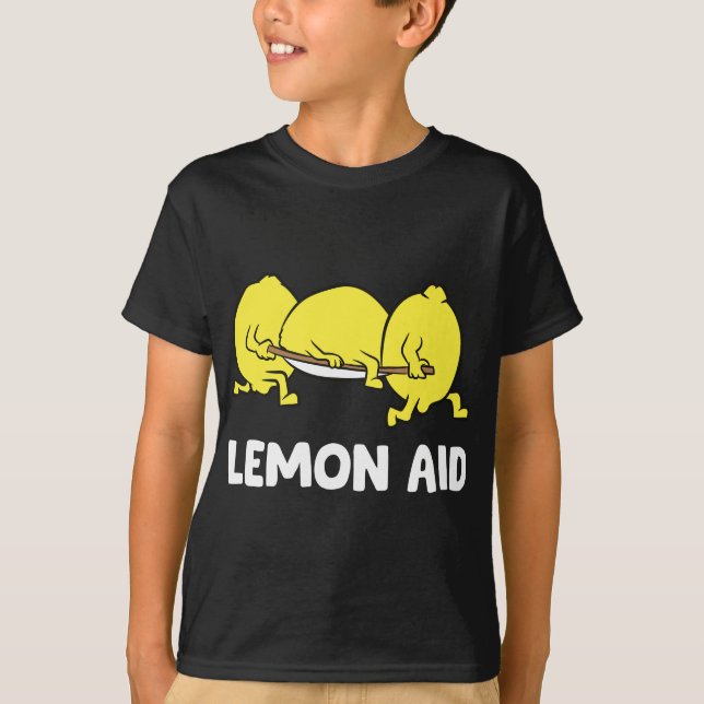 Camiseta Lemon Aid Engraçada Limonada Engraçada Limões Engr (Frente)