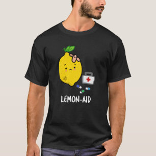 Camiseta Lemon-aid Funny First Aid Lemon Pun Dark BG