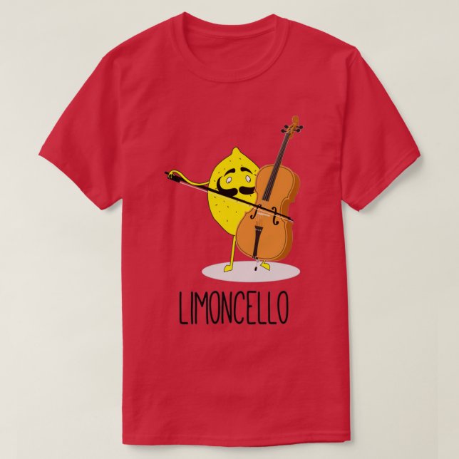 Camiseta Lemon Cello faz limoncello (Frente do Design)