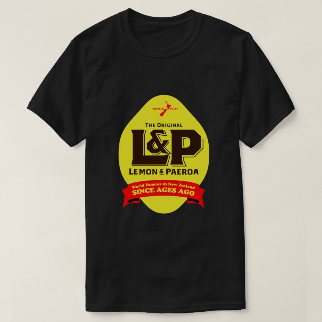 Camiseta Lemon e Paeroa Nova Zelândia (Frente do Design)