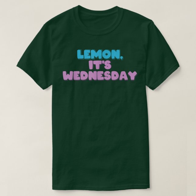 Camiseta Lemon, é quarta-feira (Frente do Design)