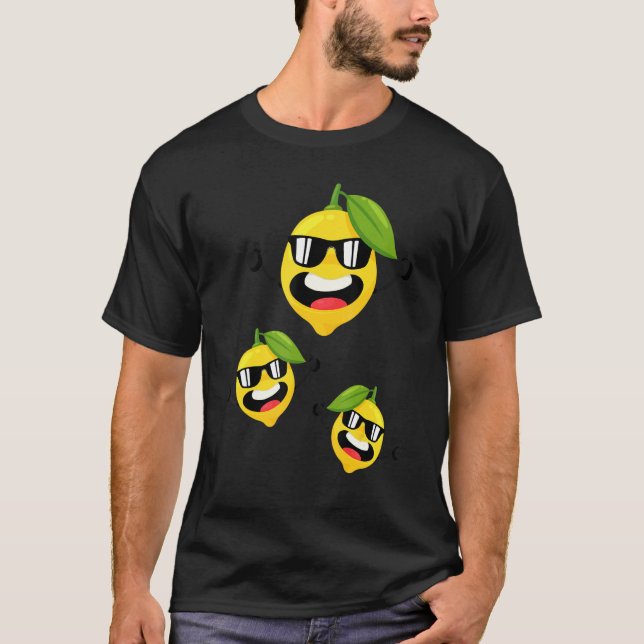 Camiseta Lemon Face Lemon Limon Funny Lemon (Frente)