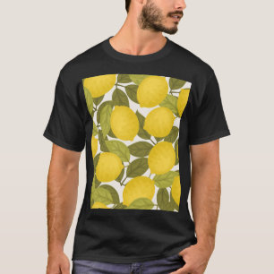 Camiseta Lemon Garden: Papel de parede sem fim com vinheta
