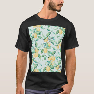 Camiseta Lemon Green Watercolor: Romance sem costura