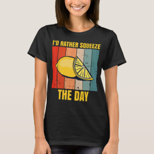 Camiseta Lemon Juice Boss Para Um Chefe De Pista De Leomand