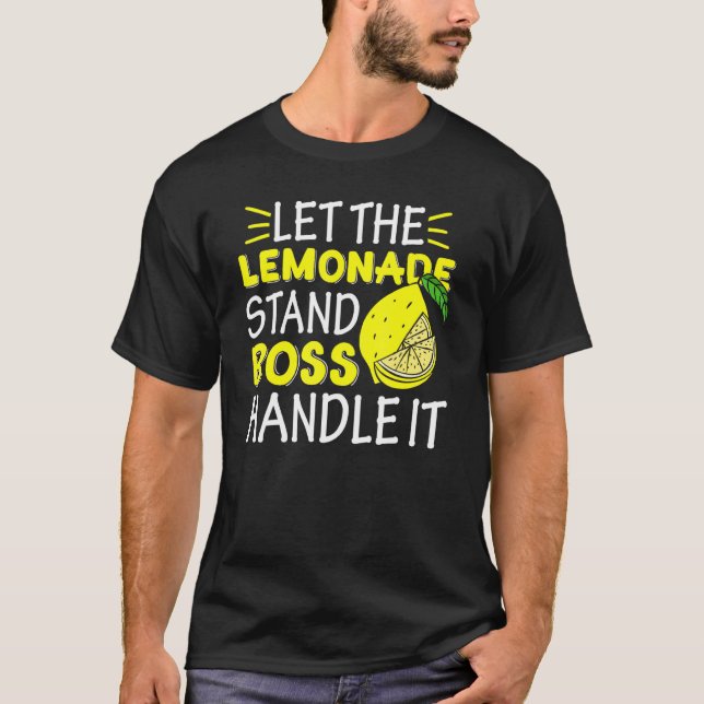 Camiseta Lemon Juice Boss Que A Limonada Seja O Chefe (Frente)