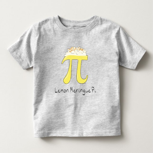 Camiseta Lemon Meringue Pi Cute Math Kid's Toddler (Frente)