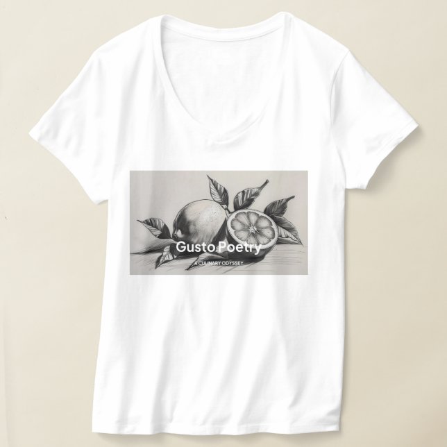 Camiseta Lemon & Orange Gusto Poetry (Postura )