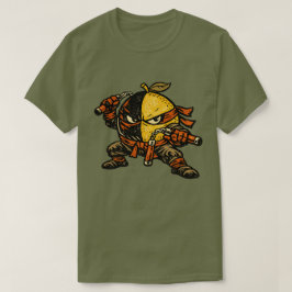 Camiseta Lemon Shinobi — Ninja Guerreiro Cítrico Divertido 