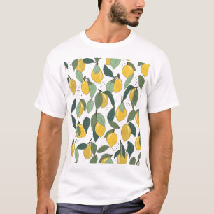 Camiseta Lemon Tropical: Vintage Brilhante Sem Serras