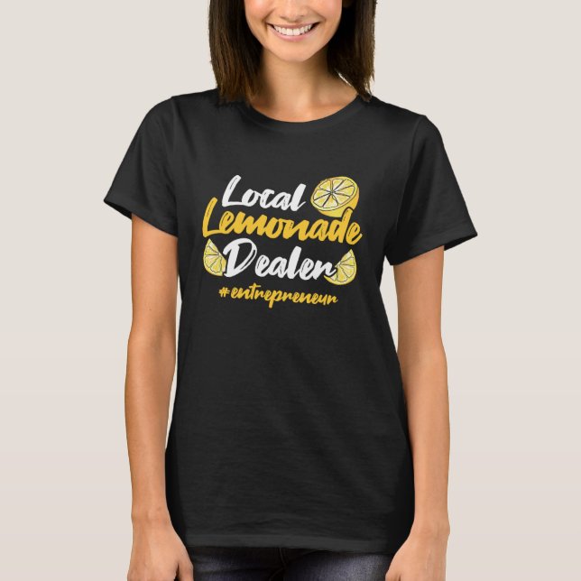 Camiseta Lemonade Boss Lemonade Para Limonada De Venda (Frente)