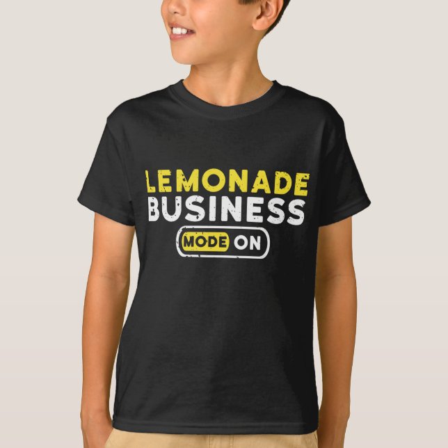 Camiseta Lemonade Business Mode (Modo Comercial De Limonada (Frente)