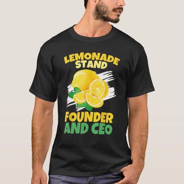 Camiseta Lemonade Crew Engraçado Presente para Crianças Lem (Frente)