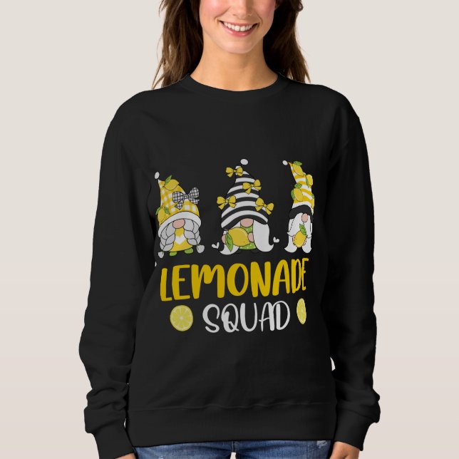 Camiseta Lemonade Squad Summer Funny Gnomos Lemon Fruta Lov (Frente)