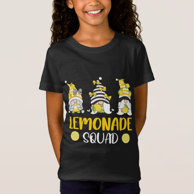 Camiseta Lemonade Squad Summer Funny Gnomos Lemon Fruta Lov (Frente)