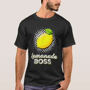 Camiseta Lemonade Stand Boss e Crew Lemon Juice Summer G