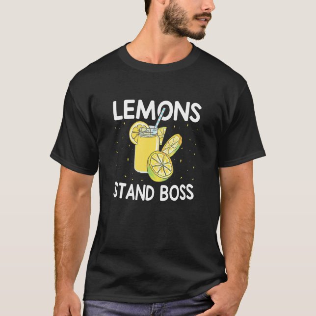 Camiseta Lemonade Stand Boss Lemon Juice Fruta (Frente)