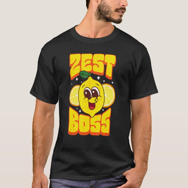 Camiseta Lemonade Stand Boss Lemon Juice Zest Boss (Frente)