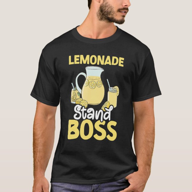 Camiseta Lemonade Stand Boss Lemonade Juice Lemonade Creme (Frente)