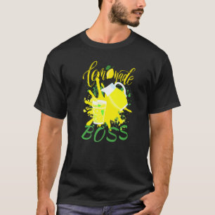 Camiseta Lemonade Stand Boss Piada Limão Suco de Esmagament