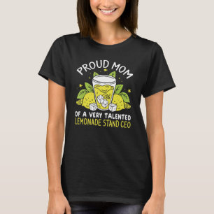 Camiseta Lemonade Stand Business Boss Venda Tripulação de S