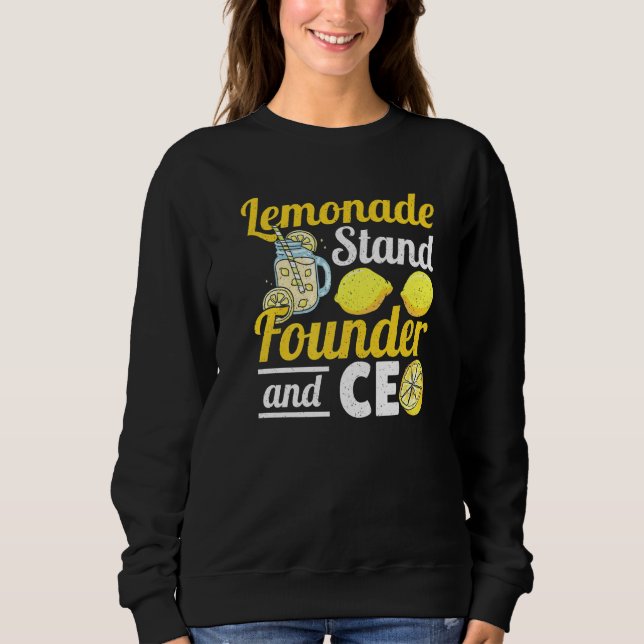 Camiseta Lemonade Stand Founder E Ceo Para Lemon Juice Sel (Frente)