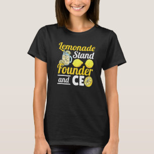 Camiseta Lemonade Stand Founder E Ceo Para Lemon Juice Sel