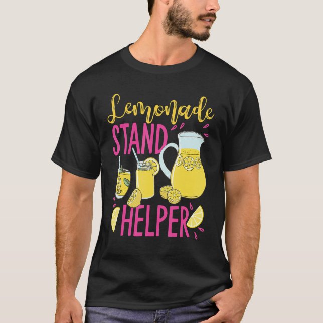 Camiseta Lemonade Stand Helper For Crew (Frente)