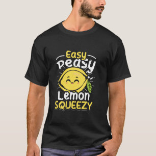 Camiseta Lemonade Stand Lover Engraçada Fácil Lemon S