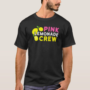 Camiseta Lemonade Stand Pink Lemonade Creme Fruta de Verão