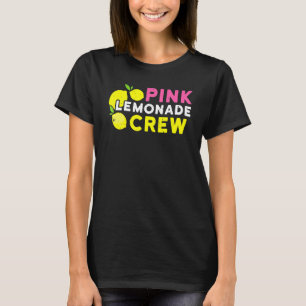 Camiseta Lemonade Stand Pink Lemonade Creme Fruta de Verão