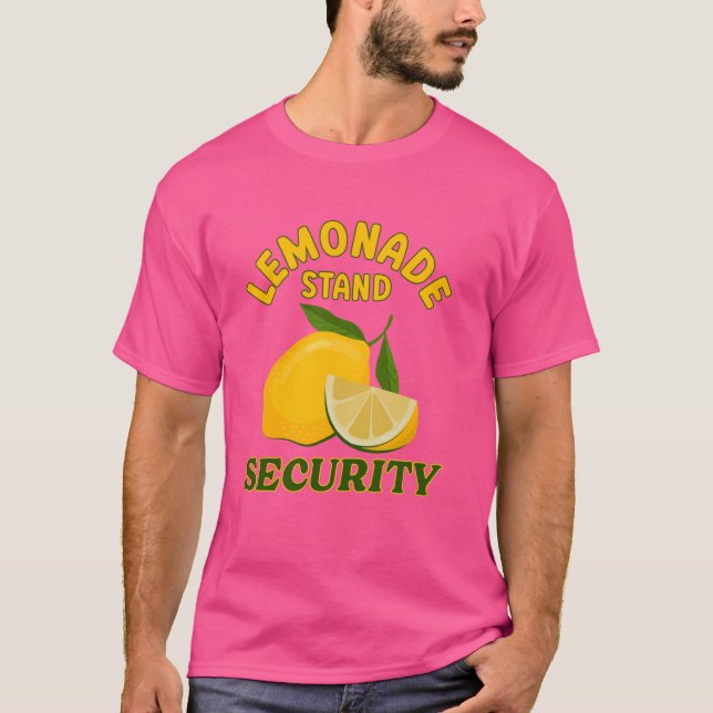 Camiseta Lemonade Stand Security Boss Lemon Juice Sum (Frente)