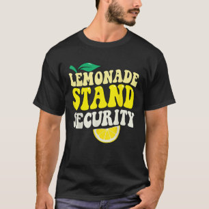 Camiseta Lemonade Stand Security Lemon Juice Summer Bebida