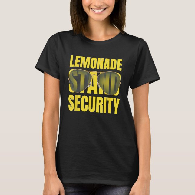Camiseta Lemonade Stand Security Lemon Juice Summer Sungla (Frente)