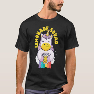 Camiseta Lemonade Stand Squad Entrepreneur Kids Unicorn
