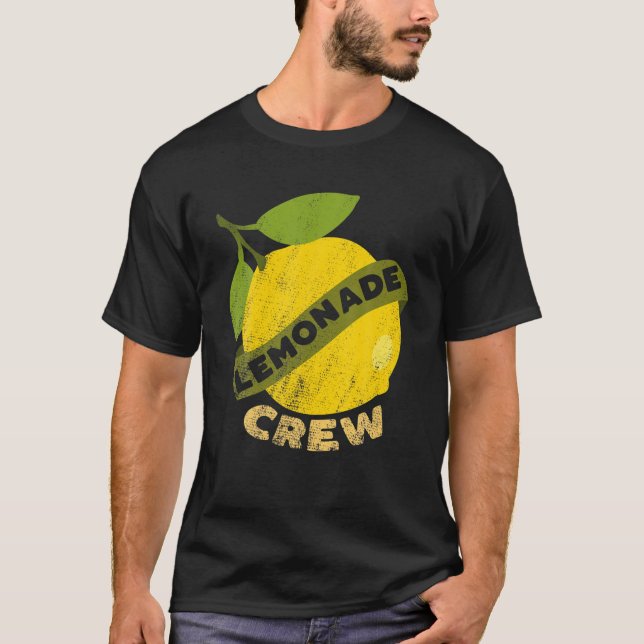 Camiseta Lemonade Summer Lemons - Tripulação de Limonada (Frente)