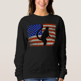 Camiseta Lemur American Flag Usa Lemur