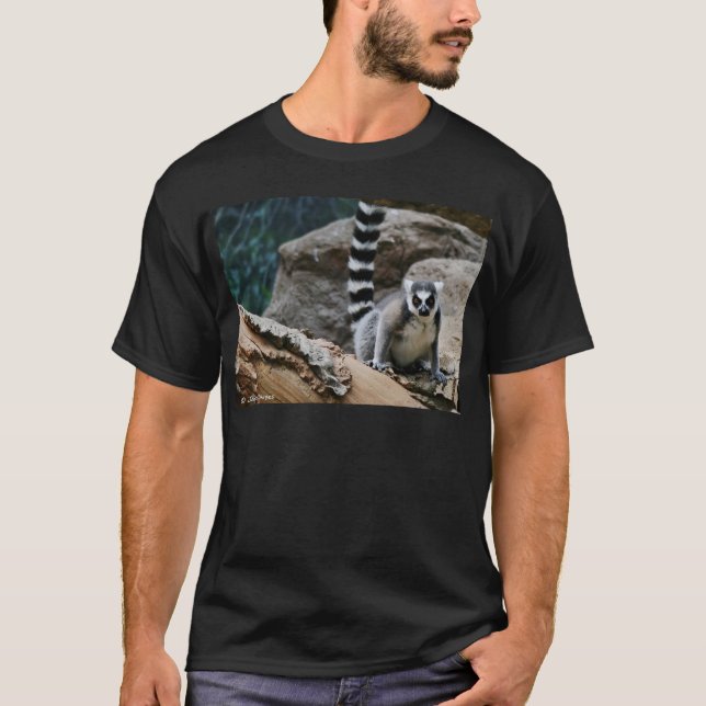 Camiseta Lemur atado anel (Frente)