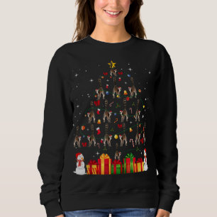 Camiseta Lemur Christmas Tree Cute Xmas Gift Lover Lights A