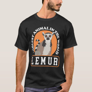 Camiseta Lemur Coolest Animal Ring Lêmures