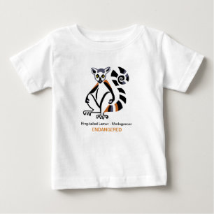 Camiseta LEMUR de cauda anelada — Imagens animais ameaçadas